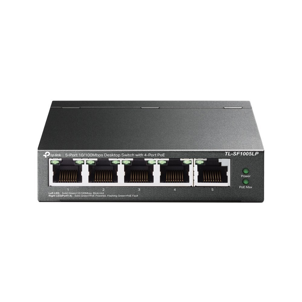 TP-Link TL-SF1005LP | 5 Port 10/100 MBPS Desktop Switch With 4 Port PoE