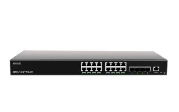 Grandstream Ipg-Gwn7812p Enterprise-Grade Layer 3 Managed Network Switch With 16 RJ45 Gigabit Ethernet Ports