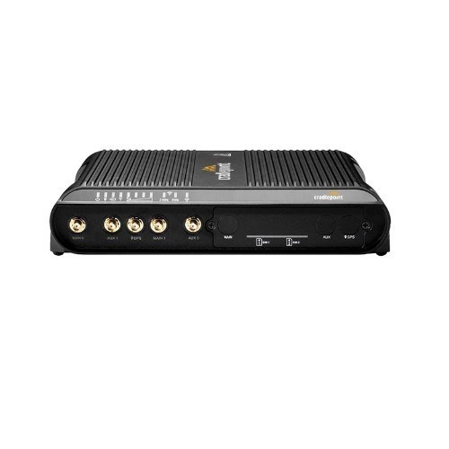 Cradlepoint Ibr1700 Mobile Ruggedized Router, Cat 18 Lte, Essential Plan, 4X Sma Cellular Connectors, 5X GbE Ports, 1200Mbps,Dual Sim, 3 Year NetCloud