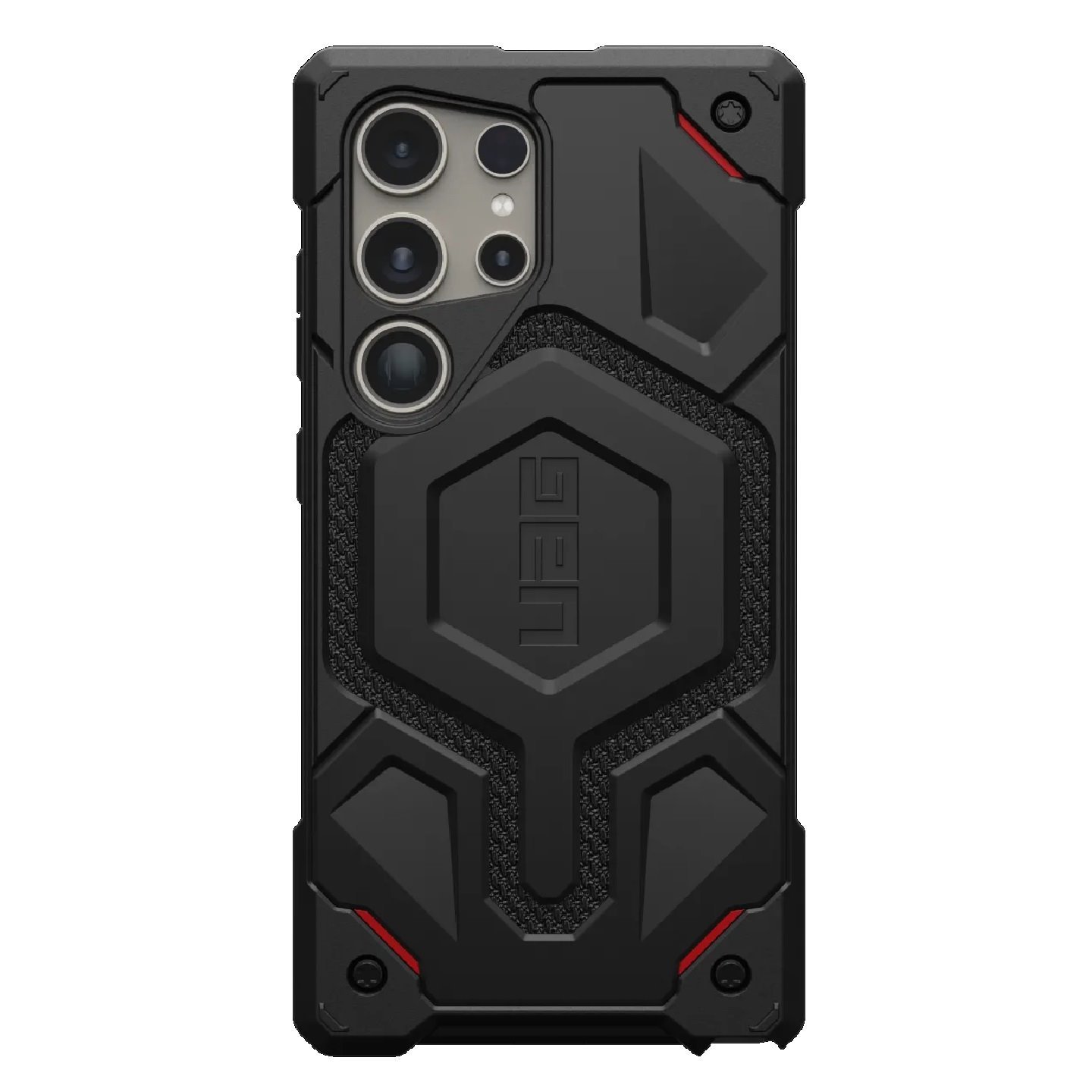 Uag Monarch Kevlar Samsung Galaxy S24 Ultra 5G (6.8') Rugged Case - Black (214415113940), 20 FT. Drop Protection (6M), Multiple Layers, 10 YRS