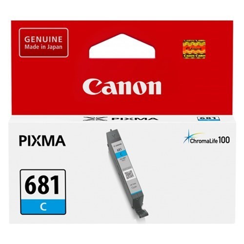 Canon CLI-681C Original Standard Yield Inkjet Ink Cartridge - Cyan - 1 Pack