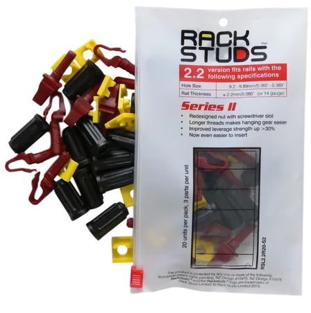 RackStuds Series Ii | 20 Pack Maroon