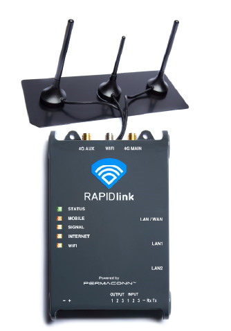RAPIDlink | RL10 Managed Dual-SIM 4G Lte Router | Psu Not Included