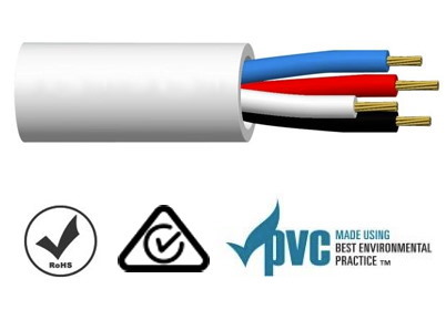 Gardland 4 Core 14/0.20MM² Multi-Conductor PVC Security Cable | 300M White