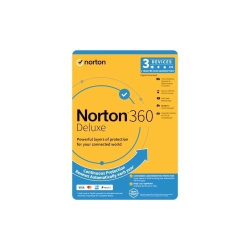 Norton 360 Deluxe 3 Dev 1 YR