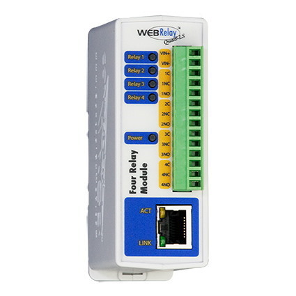 ControlByWeb External Ip Relay 4X Outputs Poe