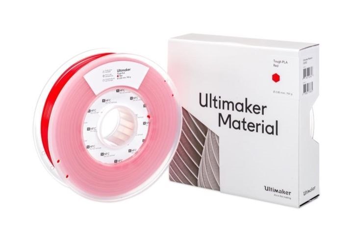 UltiMaker Tough Pla - M0777 Red 750 - 212674 Box