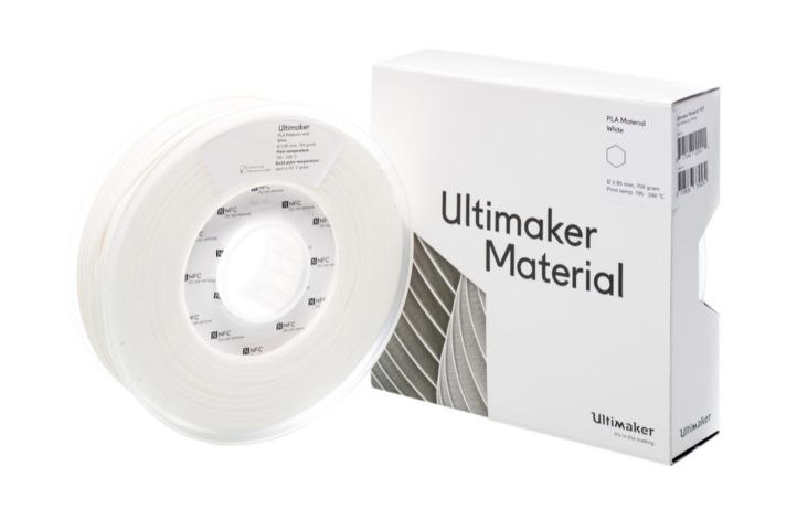 UltiMaker Pla - M0751 White 750 - 211399 Box