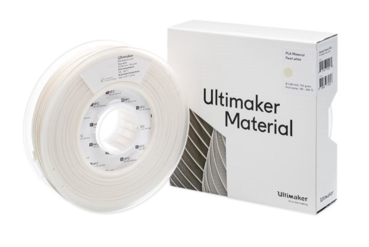 UltiMaker Pla - M0751 Pearl White 750 - 211399 Box