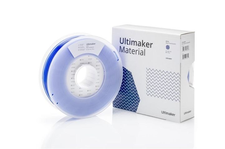 UltiMaker Um Petg Blue Translucent Packaged Box