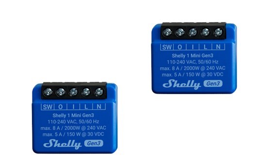 Shelly 1 Mini Gen 3 Kits