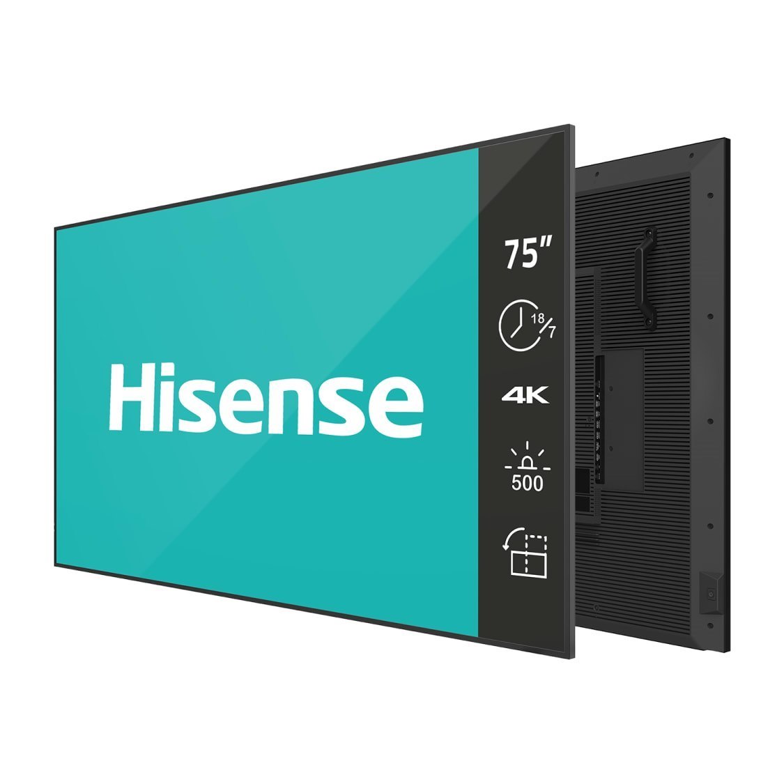 Hisense 75GM50D 75 Uhd Digital Signage 500Nit 18 X 7 Android 11 Panel
