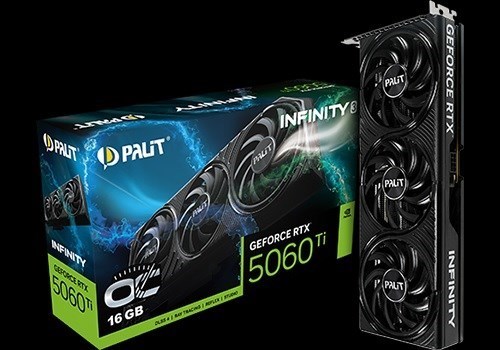 Palit RTX5060Ti Infinity 3 16GB GDDR7 128Bit 3-DP Hdmi Ne7506t019t1-Gb2061s