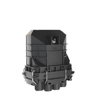 Warren & Brown Max4 Splice Closure With Pressure Test Valve & Wall / Pit Mounting Bracket.