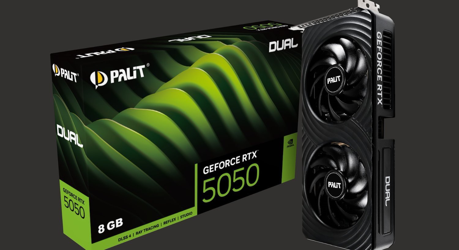 Palit RTX5050 Dual 8GB GDDR6 128Bit 3-DP Hdmi Ne65050019p1-Gb2070d