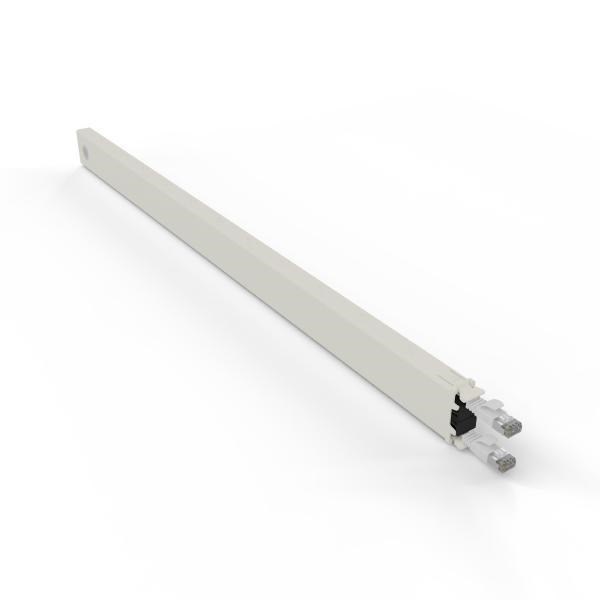 Patchbox.One 30Ru STP White Cat6A Cable Management Cassette, To Be Installed In Patchbox.One Frame (Poneframe)