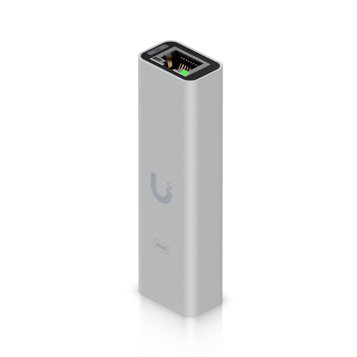 Ubiquiti 5GbE Ethernet Adapter, Plug-And-Play, Ethernet Adapter With Usb-C For Seamless 5GbE Network Connectivity.