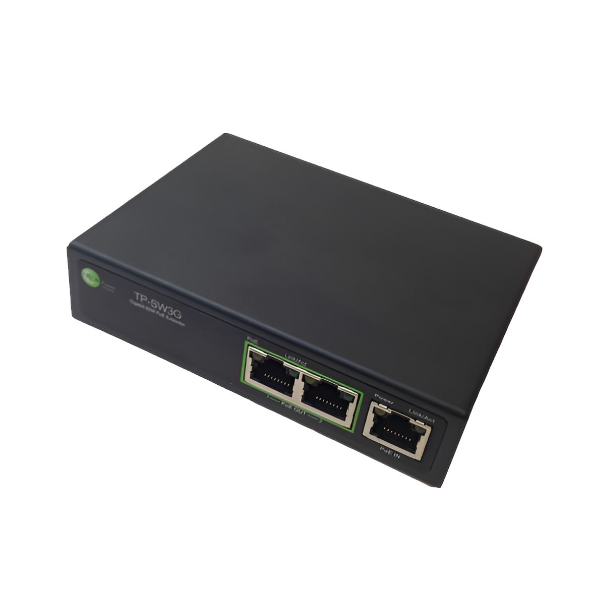 Tycon Power, TP-SW3G, 3 Port GigE 802.3Af/At PoE Unmanaged Switch, 802.3Af/At Or Passive PoE 2/4Pair Input, Dual 802.3At PoE Output