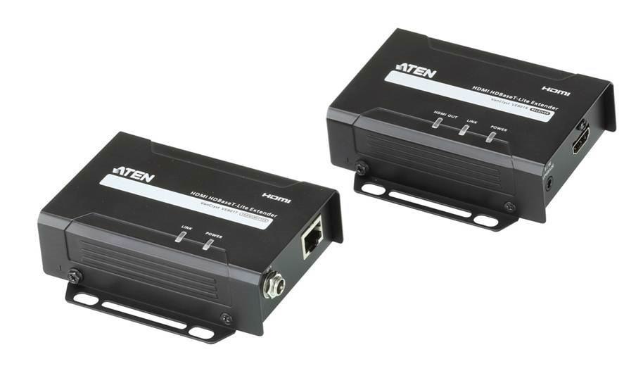 Aten Hdmi HDBaseT-Lite Extender, Supports 1080P @ 70M And 4096 X 2160 @ 30 HZ (4:4:4) @ 40M Over Cat 6A