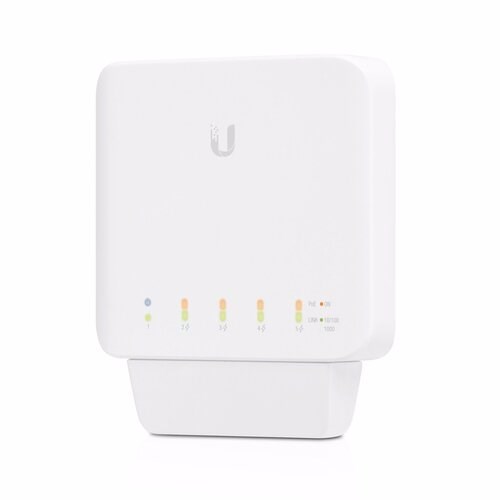 Ubiquiti UniFi Usw Flex - Managed, Layer 2 Gigabit Switch With Auto-Sensing 802.3Af PoE Support. 1X PoE In, 4X PoE Out