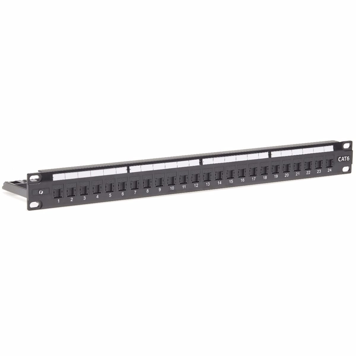 4Cabling 1RU 24 Port Cat 6 Universal Termination | Rackmount Patch Panel