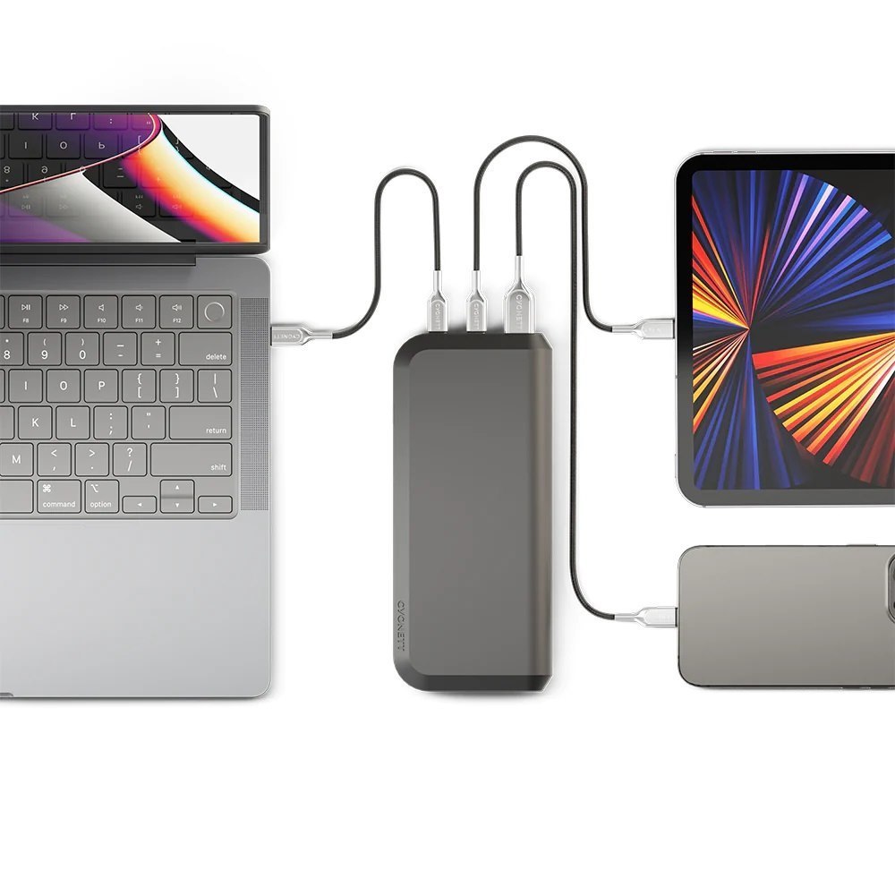 Cygnett ChargeUp Pro Series 20K mAh Laptop Power Bank - Black (Cy4130pbche)