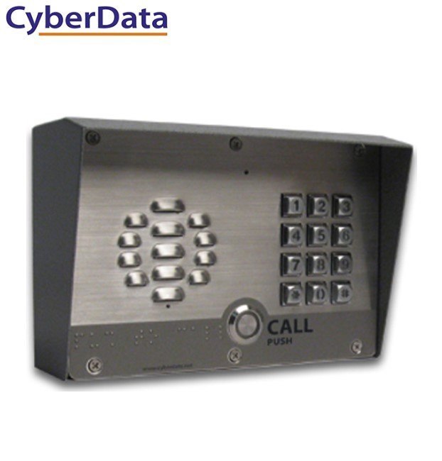 CyberData Sip Outdoor Intercom With Keypad. 2 Years Warranty