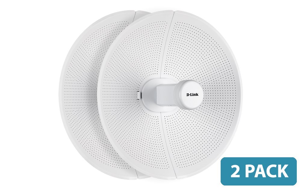 D-Link | Dap-3712-2Pk | Long Range Wi-Fi 5 Wireless Bridge (20KM) | 2 Pack