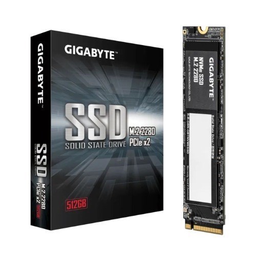 Gigabyte Gen3 512GB NVMe PCIe 3.0 X4 M.2 2280 SSD, 1900MB/s Read, 1200MB/s Write, 1.5M Hours MTBF, 3-Year Warranty