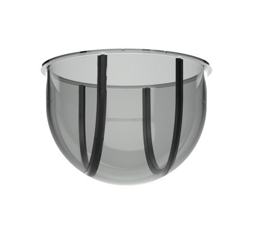 Milesight Smoked Dome Cover, Ideal For Concealing Camera Orientation, Suitable For Mini PTZ Dome