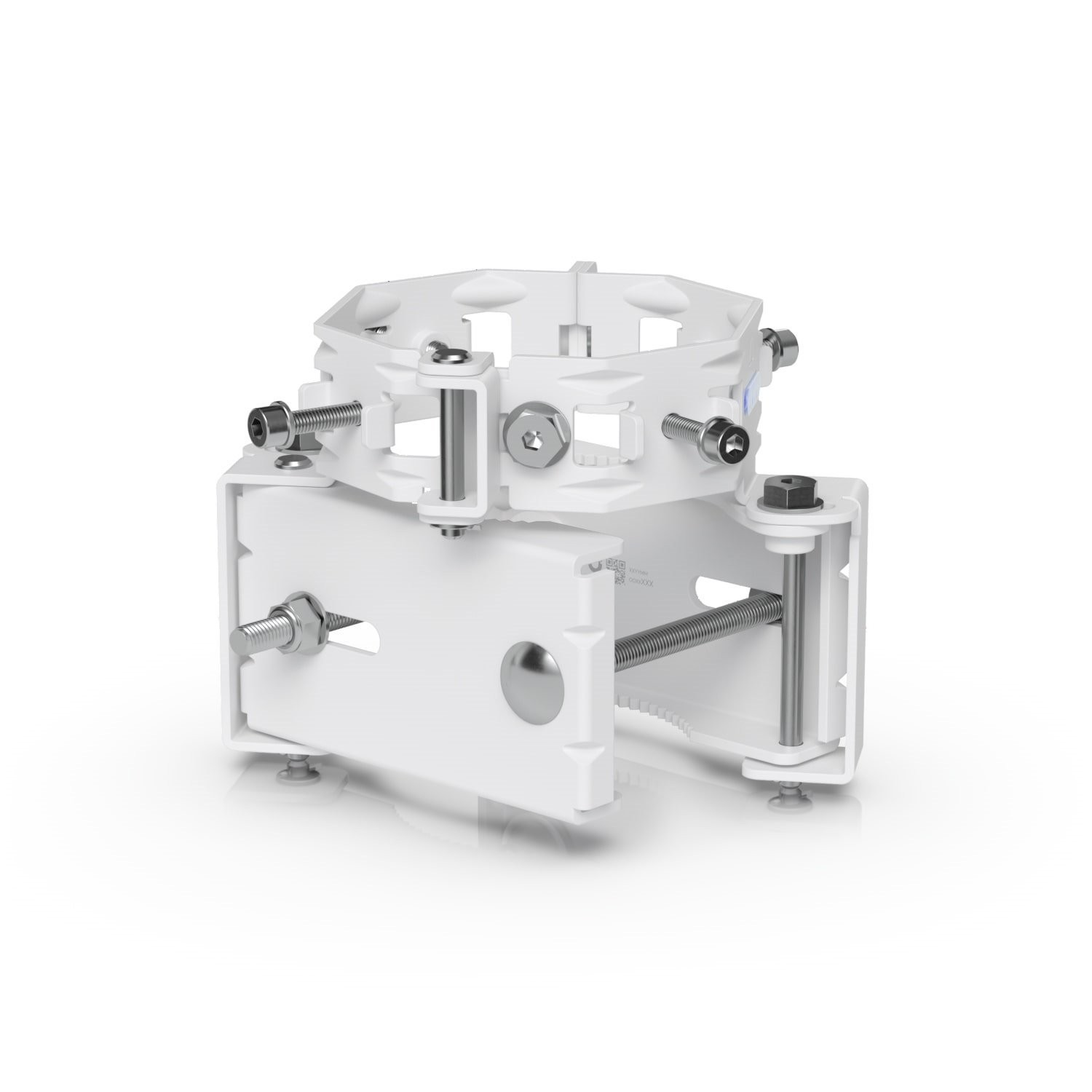 Ubiquiti Wave Ap Micro Mount， Corrosion-Resistant Pole Mount, Supports Up To Four Wave Ap Micros, Full 360° Broadcasting,