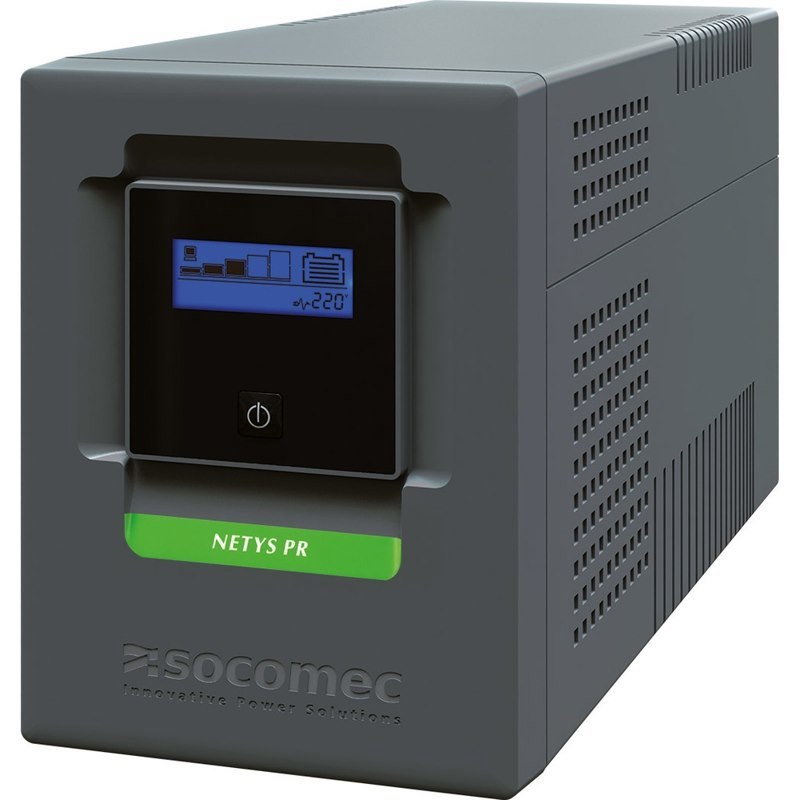 Socomec NPR-2000-MT Netsys 2000Va Mini Tower Pure Sinewave Line Interactive Ups