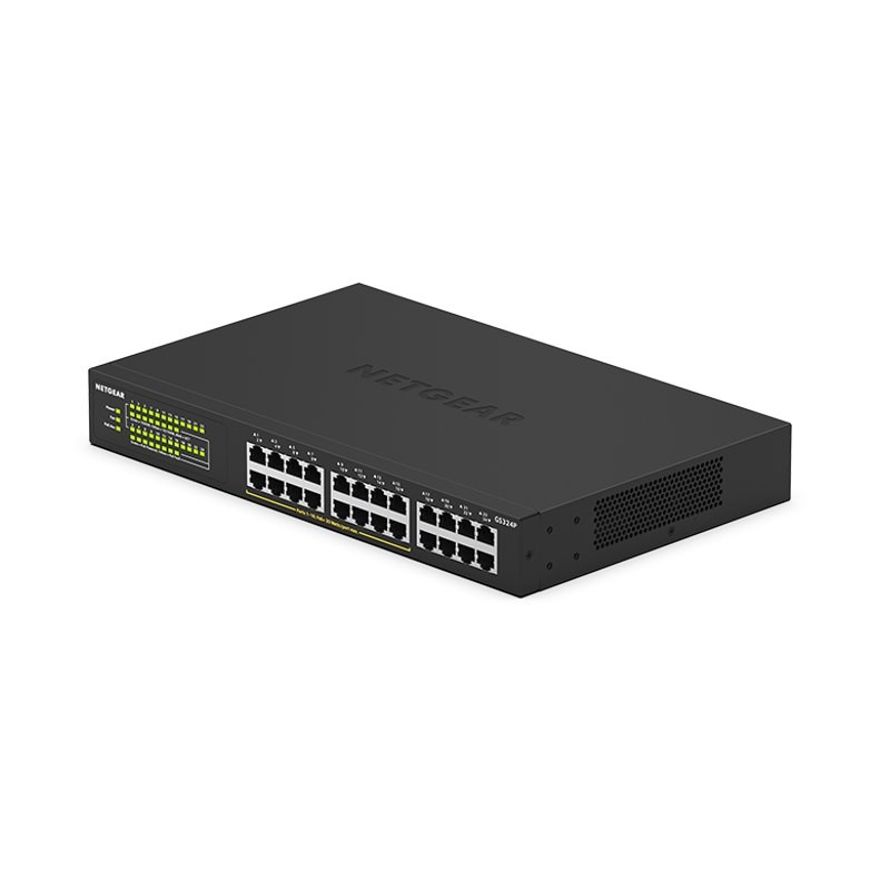 Netgear GS324P 24-Port Unmanaged Gigabit Switch With 16-Ports PoE+ (190W PoE Budget)