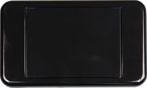 Digitek Blank Australian Style Wall Plate Black