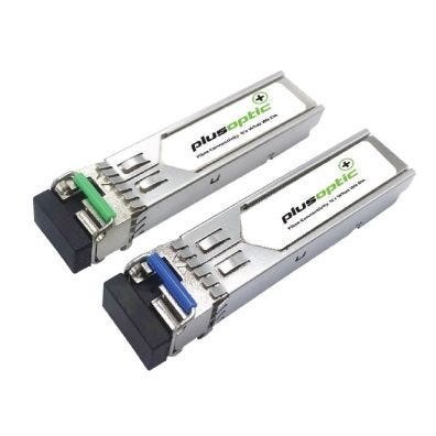 PlusOptic Extreme Compatible 10G, BiDi SFP+, TX1270nm / RX1330nm, 10KM Transceiver, LC Connector For SMF With Dom | Industrial Temperature Rated