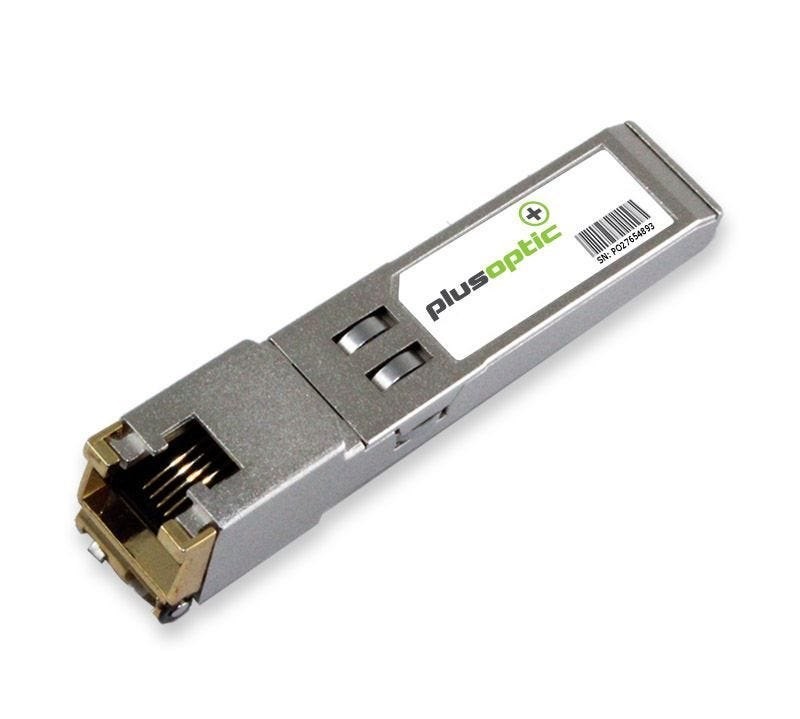 Plusoptic 1.25G, Copper SFP, 100M Transceiver, RJ-45 Connector For Copper | Industrial Temperature Rated