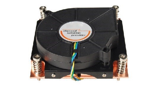 TGC Chassis Accessory 1U Universal Cpu Active Cooler (Full Copper) For For 1155,1156,1150,1151,1200