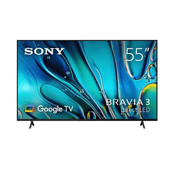 Sony Bravia 3 S30 55" Google TV, 4K Uhd, 17/7, 450 Nit, Direct Led, HDR10/HLG/Dolby Vision, 300X300 Vesa, 3 YR WTY