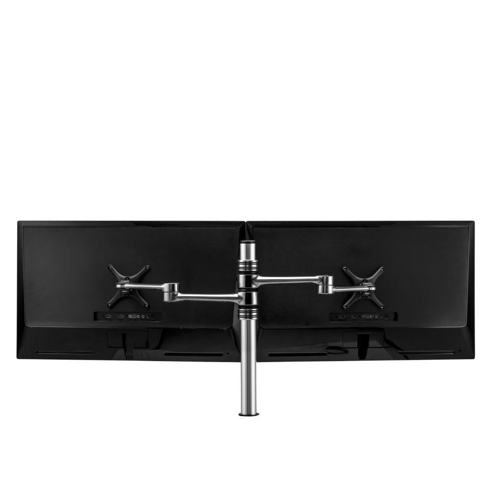 Atdec Mounting Arm for Display, Monitor, Flat Panel Display, Curved Screen Display, Mini PC - Polished - Landscape/Portrait