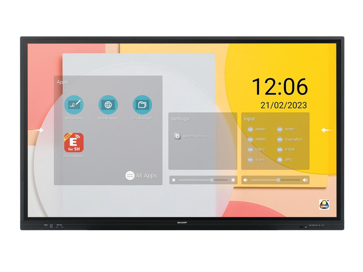 Sharp PN-LC752 75" Touch Display