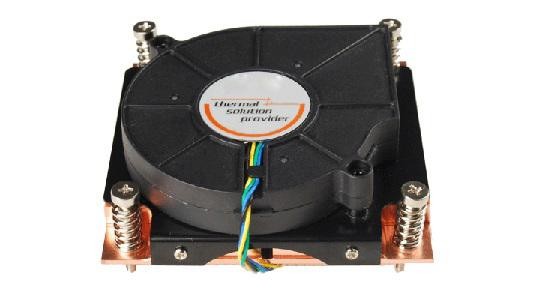 TGC Chassis Accessory 1U Universal Cpu Active Cooler (Full Copper) For For 1155,1156,1150,1151,1200