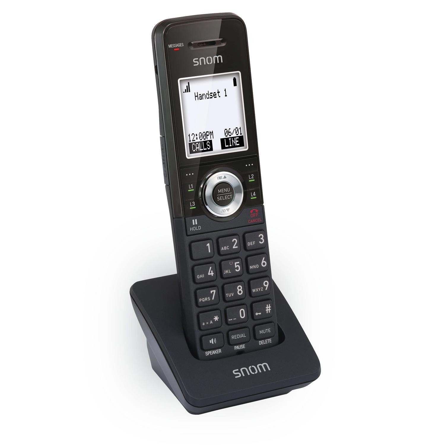 Snom M10 Office Handset, Headset Connectable, Backlit Keypad, Long Standby Time, Advanced Audio Quality **Ips-M10-Pp**
