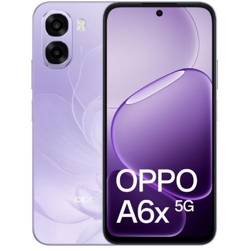 Oppo A6x 5G 128GB - Violet Purple (Cph2783au Violet Purple)*AU Stock*, 6.75', HD+, 120Hz, 4GB/128GB, 50MP/5MP, Dual Sim, 6100mAh, 2 Years Warranty