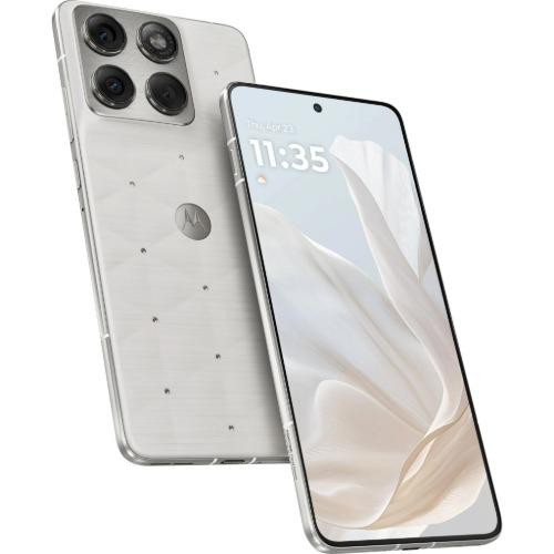 Motorola Moto Edge 70 5G 512GB - Cloud Dancer Swarovski*AU Stock*, 6.67', Amoled, 120Hz, 8GB/256GB, 50MP/50MP, Single+ Esim, 4800mAh, 2 Years Warranty