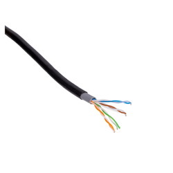 SECURLINK CAT5E UNSHIELDED OUTDOOR DIRECT BURIAL CABLE - 1000-FT PULL BOX - BLACK