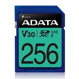 Adata Premier Pro V30 Uhs-I U3 SDXC Card 256GB