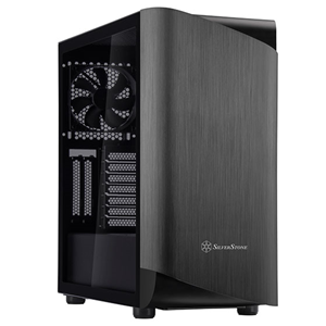 SilverStone Sea1tb-G Seta Atx Black MidTower Case With Tempered Glass