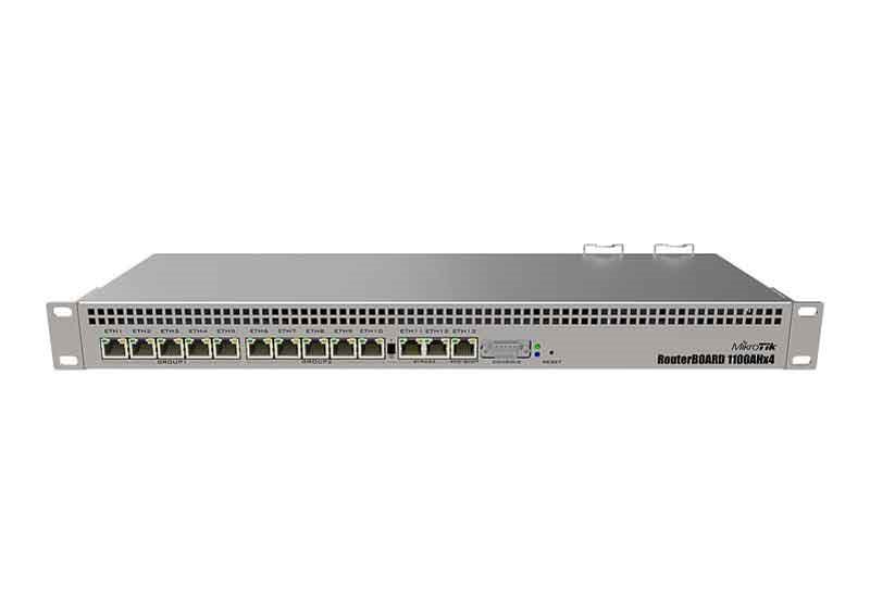 Mikrotik 13-Port Gigabit Router 1U Rackmount