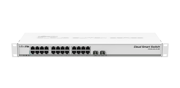 Mikrotik 24-Port Gigabit Cloud Router Switch 2 SFP+ Ports