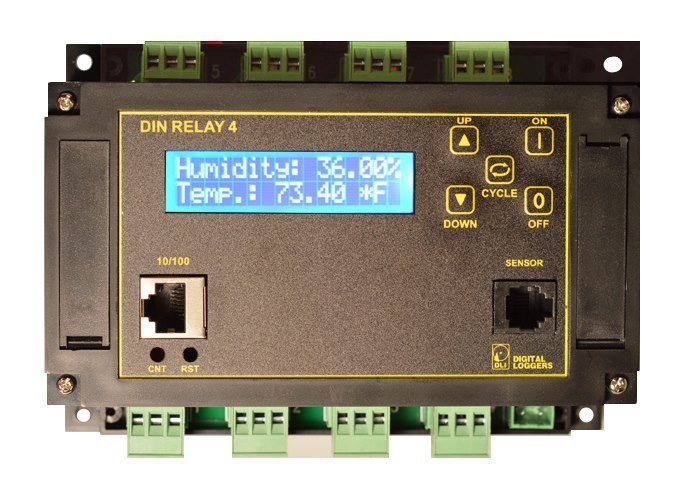 Digital Loggers Din4 Web Controlled Din Relay Iv